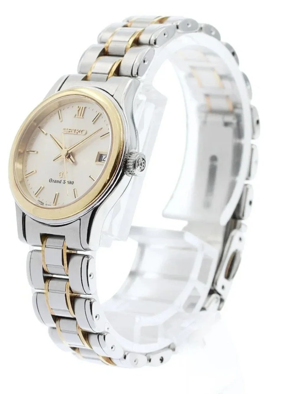 SEIKO Grand Seiko STGF014/4J52-0010 Date YG2 tone Quartz Ladies Watch_967508